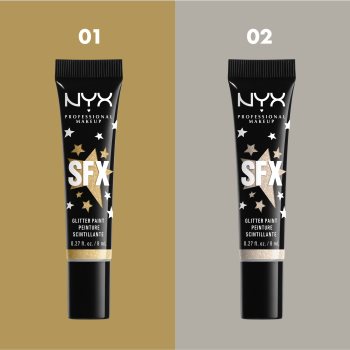 NYX Professional Makeup Halloween Glitter Paint sclipici pentru față și corp - imagine 3